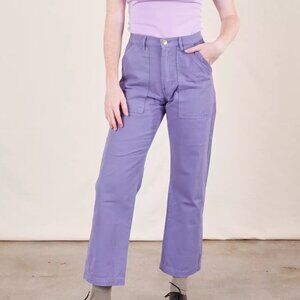 Big Bud Press Work Pants Long Faded Grape New Sz Medium Long